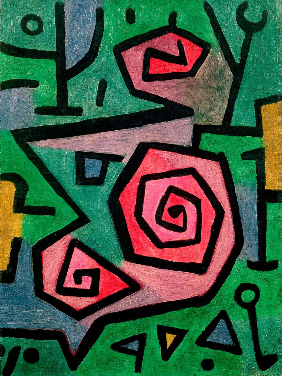             Fototapete 'Heroische Rosen' von Paul Klee
        