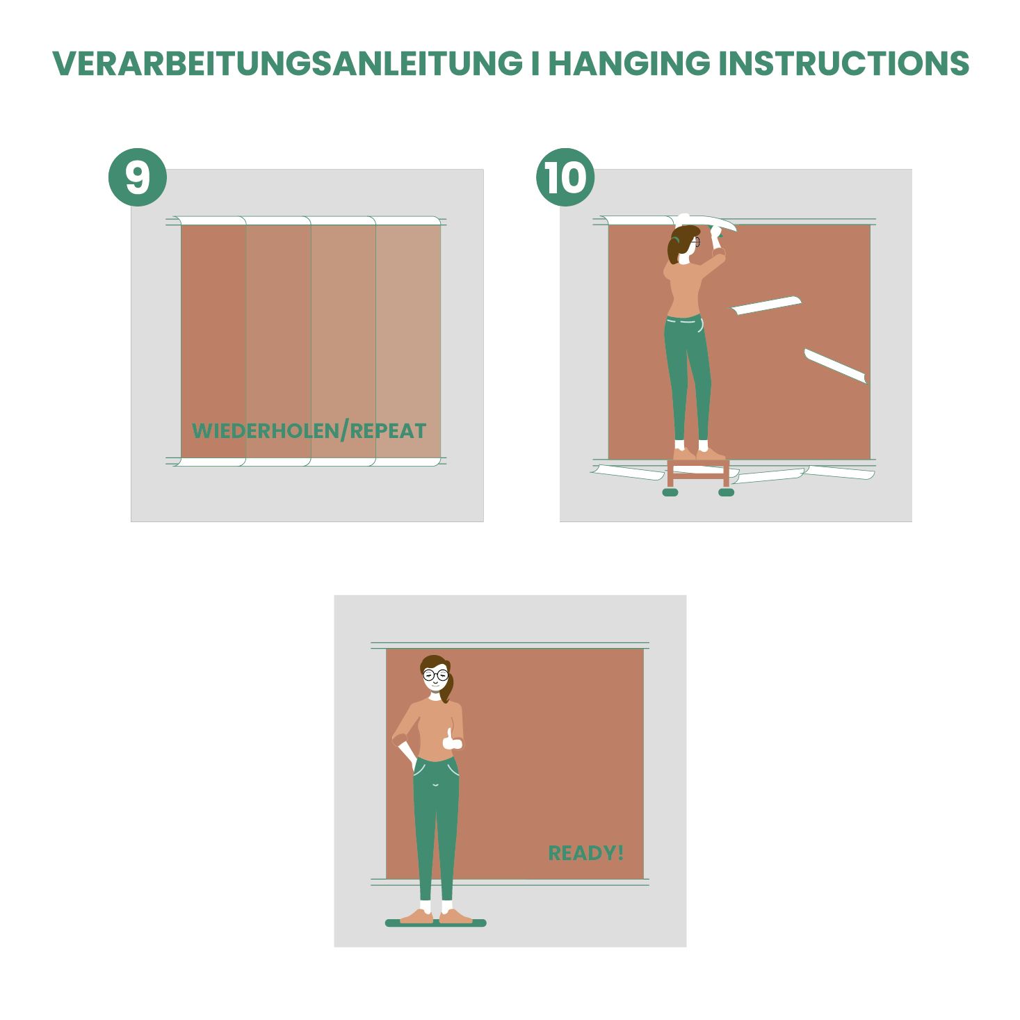 Comment obtenir le bon résultat de tapisserie