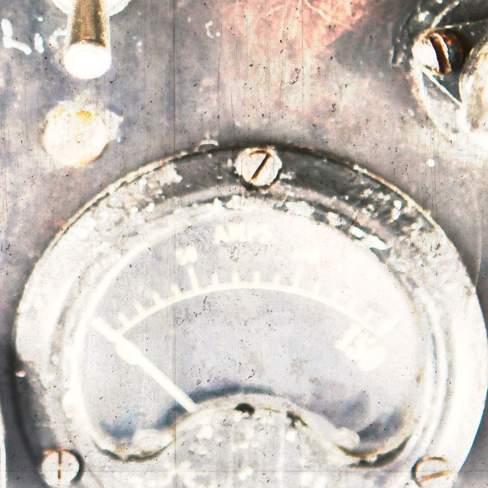             Industrial Style Fototapete – Vliestapete mit Flugzeug Cockpit – Grau, Braun
        