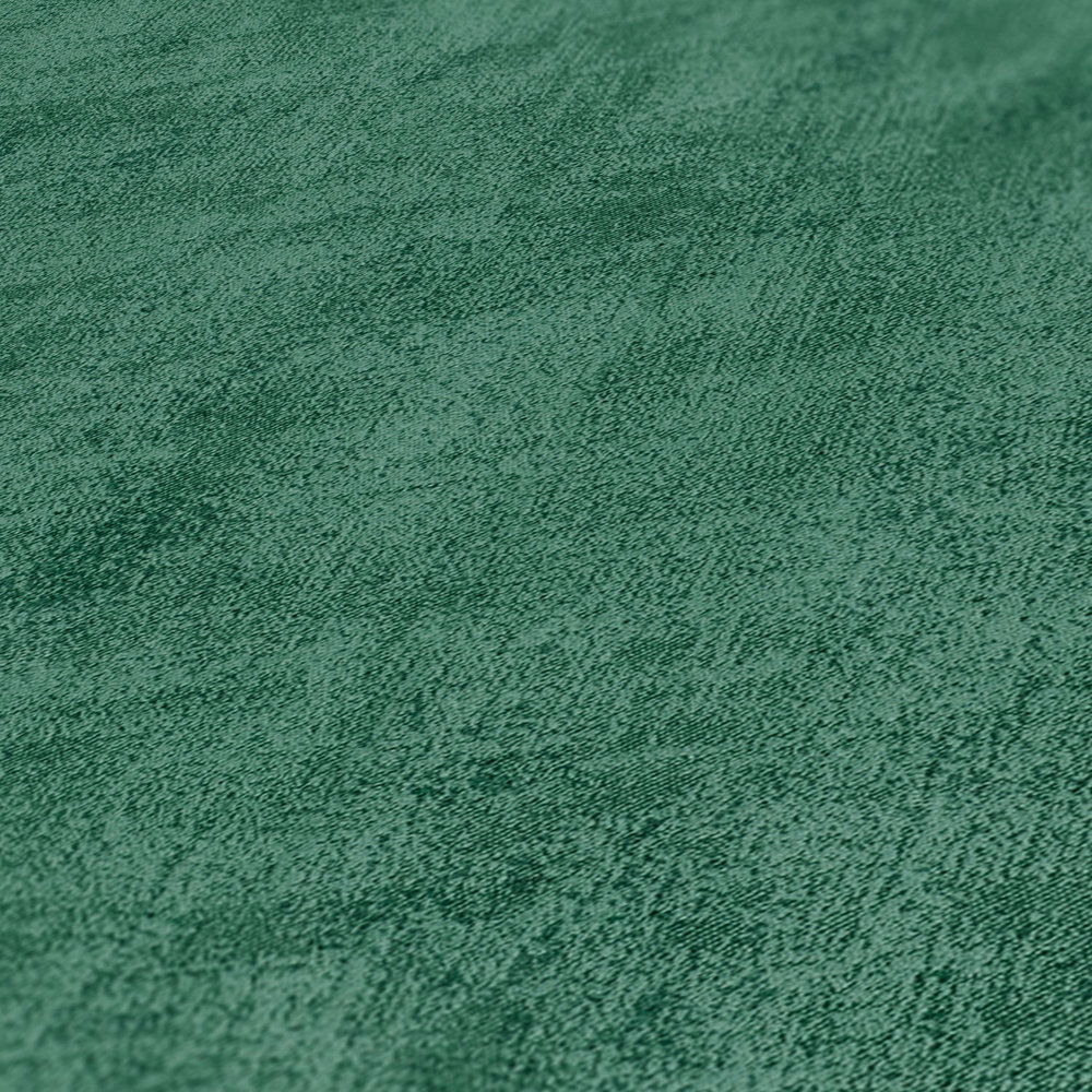             Uni Tapete mit melierter Struktur Optik – Grün
        