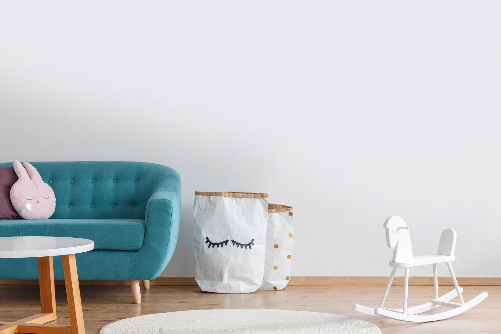 sofa, tuerkises, wohnzimmer, kissen, aufbewahrungstasche