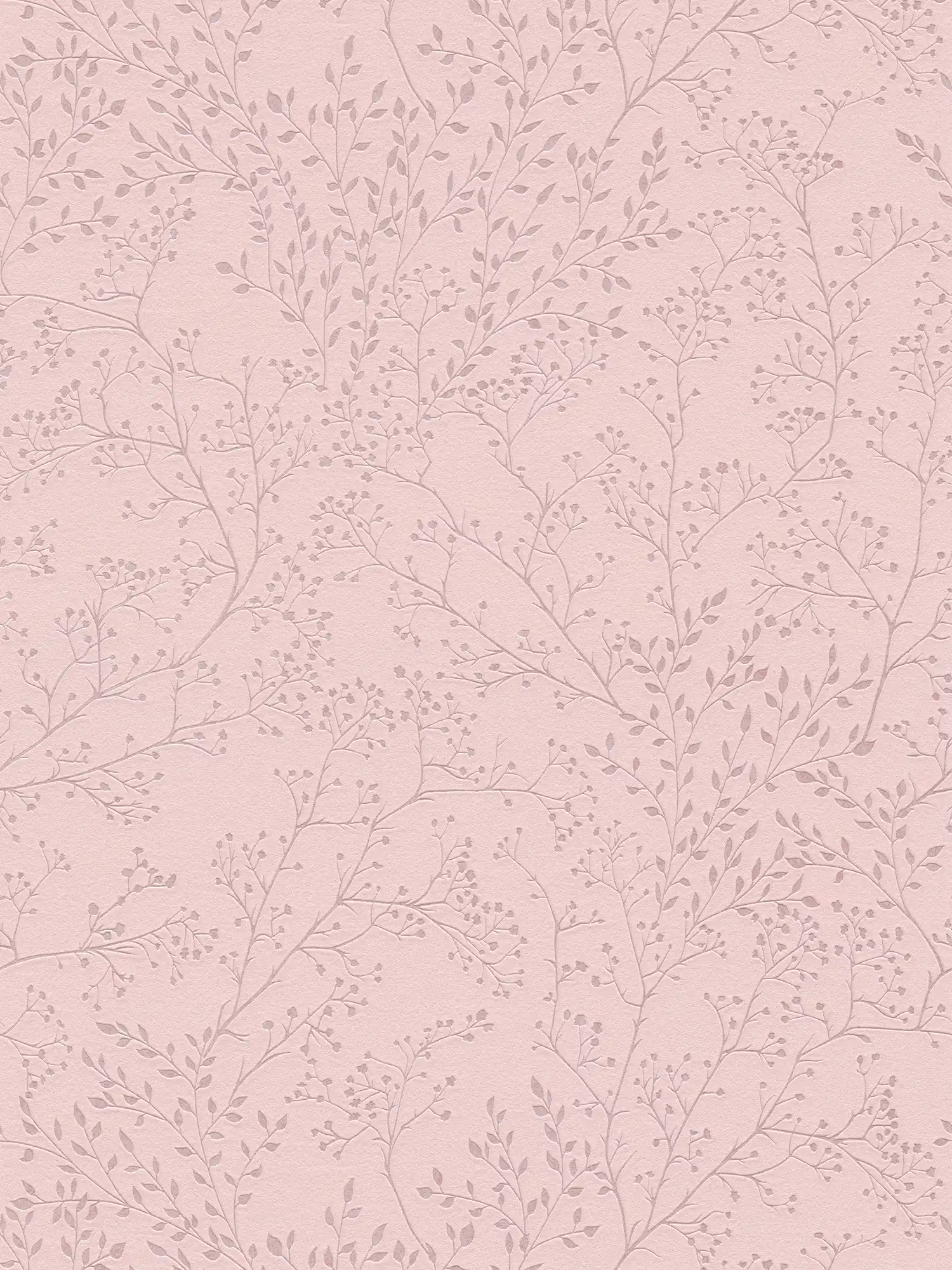         Plain wallpaper pink with leaves pattern, gloss & texture effect
    
