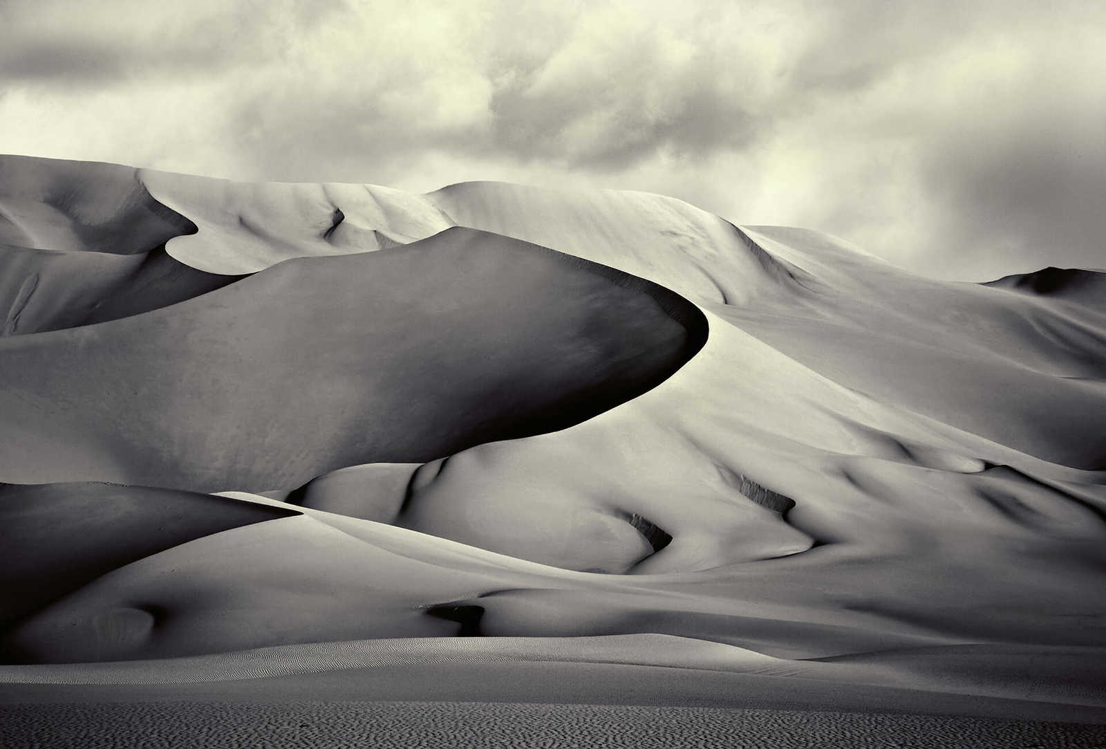         Photo wallpaper desert landscape nature - grey
    
