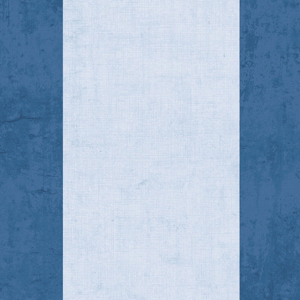             Kinderzimmer Vliestapete Blockstreifen in einem intensiven Farbdesign – Blau
        