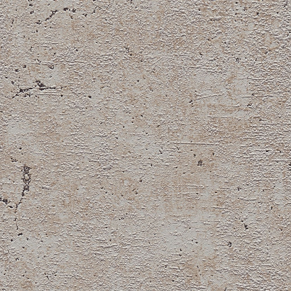             Wallpaper concrete look rustic in industrial style - grey, brown
        