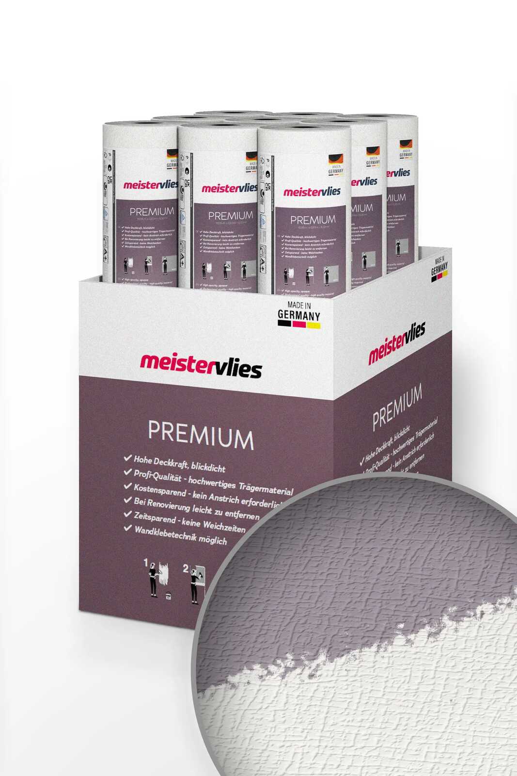 Klebeband, Premium, MeisterVlies, Vliestapete, Material