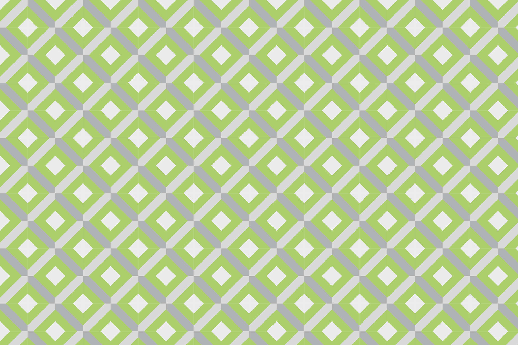             Design Fototapete Kästchen Motiv mit kleinen Quadraten grün auf Premium Glattvlies
        