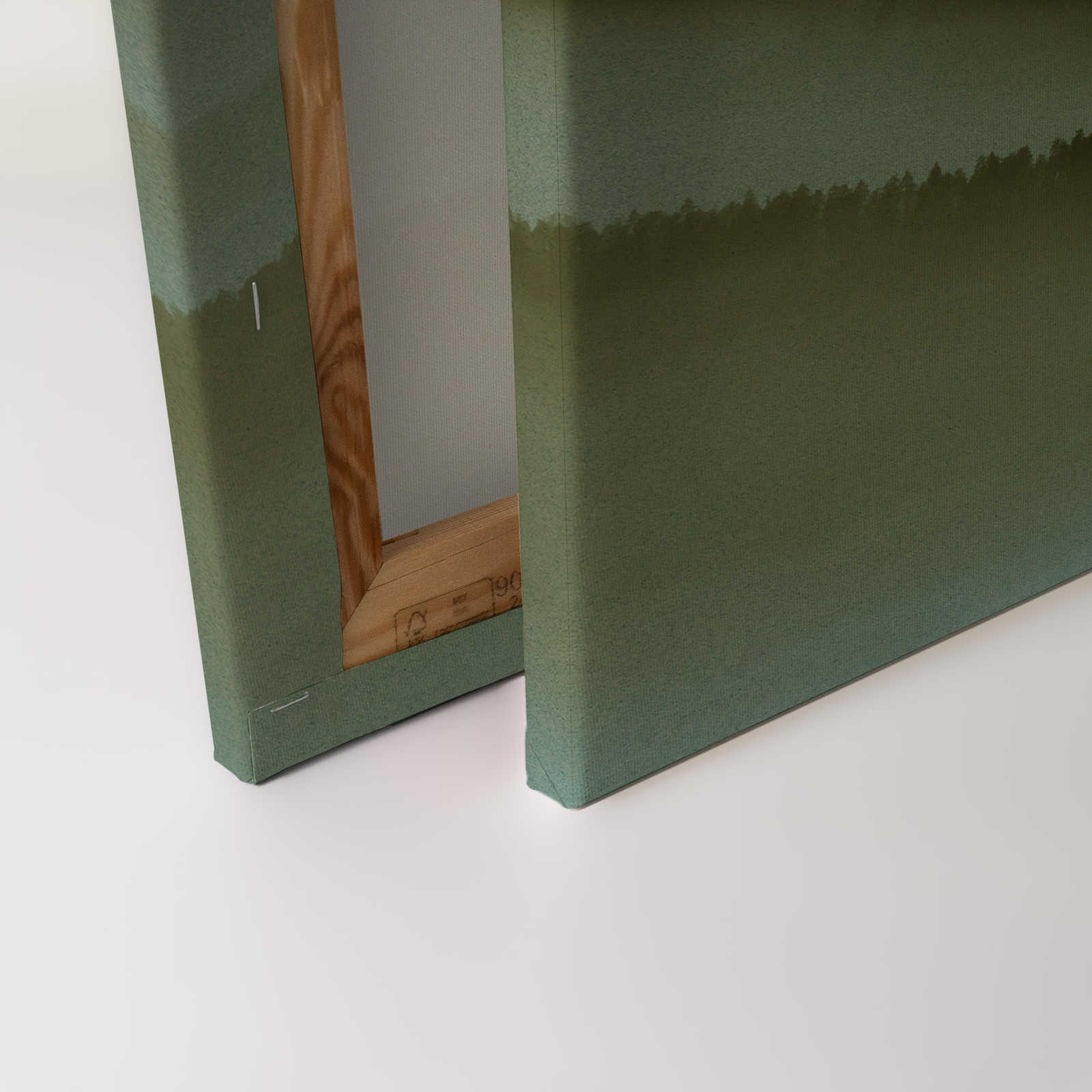             Horizon 2 - Leinwandbild in Pappe Struktur mit Nebel-Landschaft, Natur Sky Line – 0,90 m x 0,60 m
        