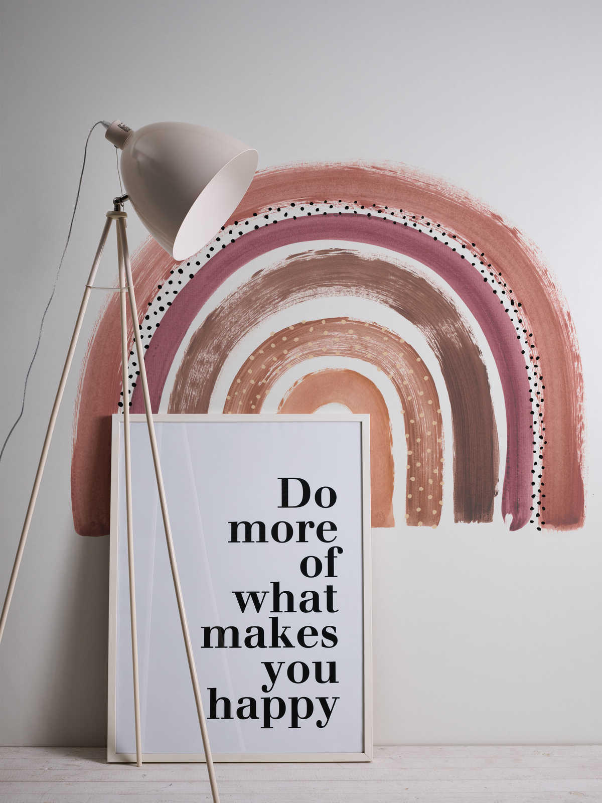         Papier peint arc-en-ciel dans un style artistique
    