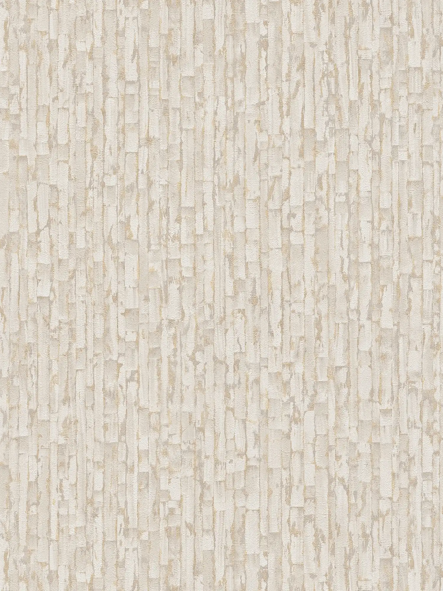         Helle, stilvolle Vliestapete mit dezenter Texturoptik – Creme, Beigee, Grau
    