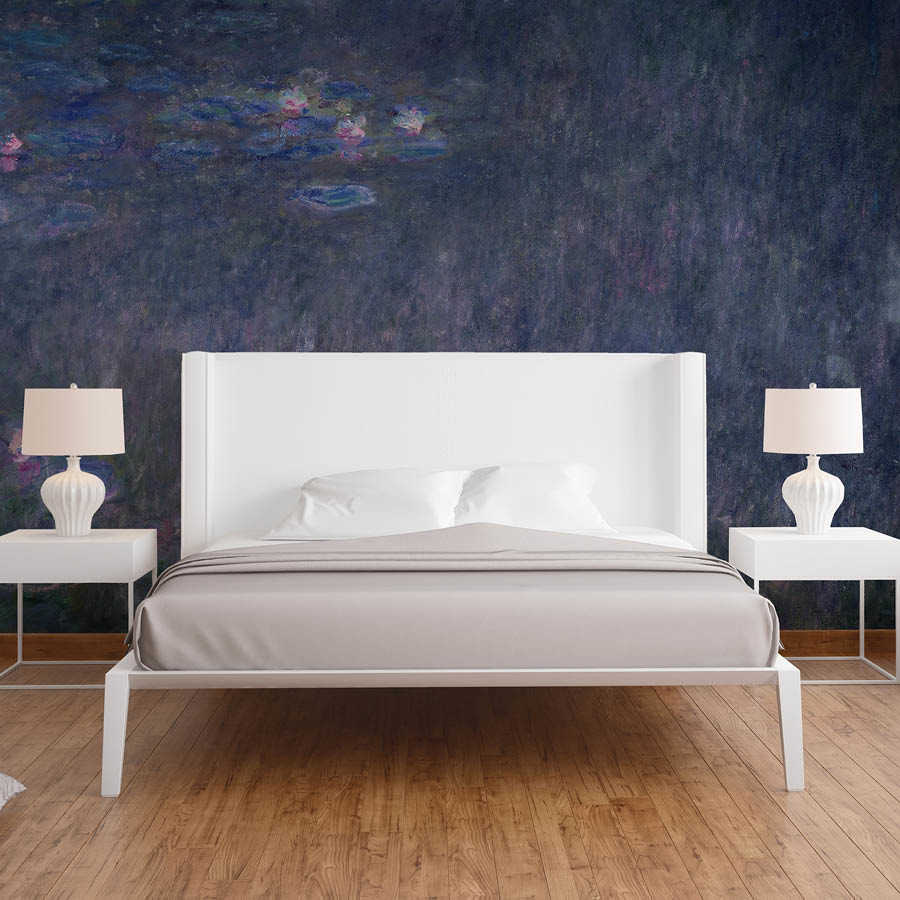 bett, bettgestell, wohnzimmer, nachtisch, lampe