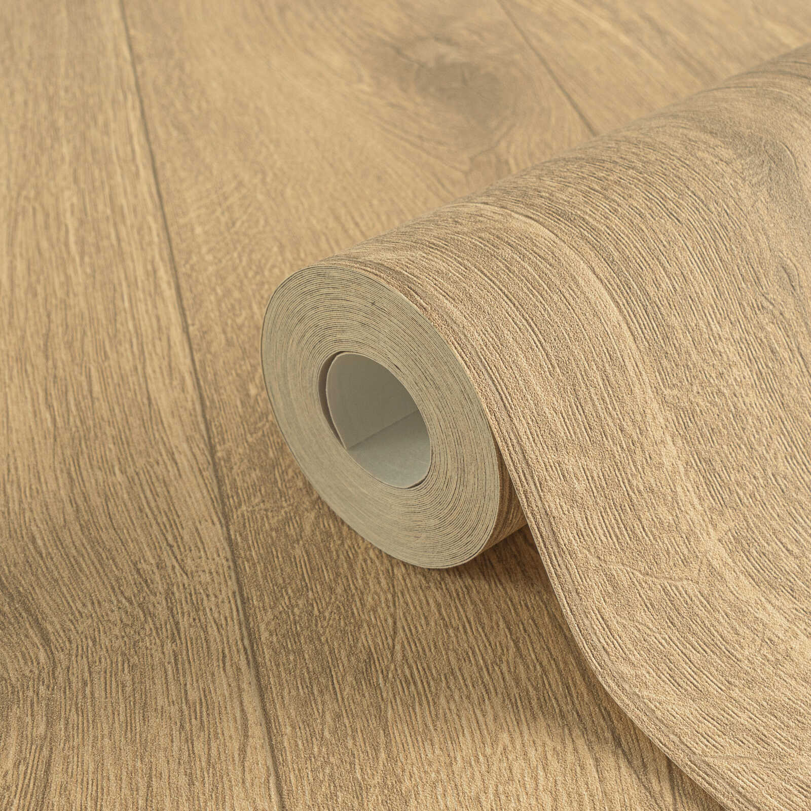 Papier peint tasseau bois effet métallique beige | B786652 Papier peint tasseau bois effet métallique beige | B786652