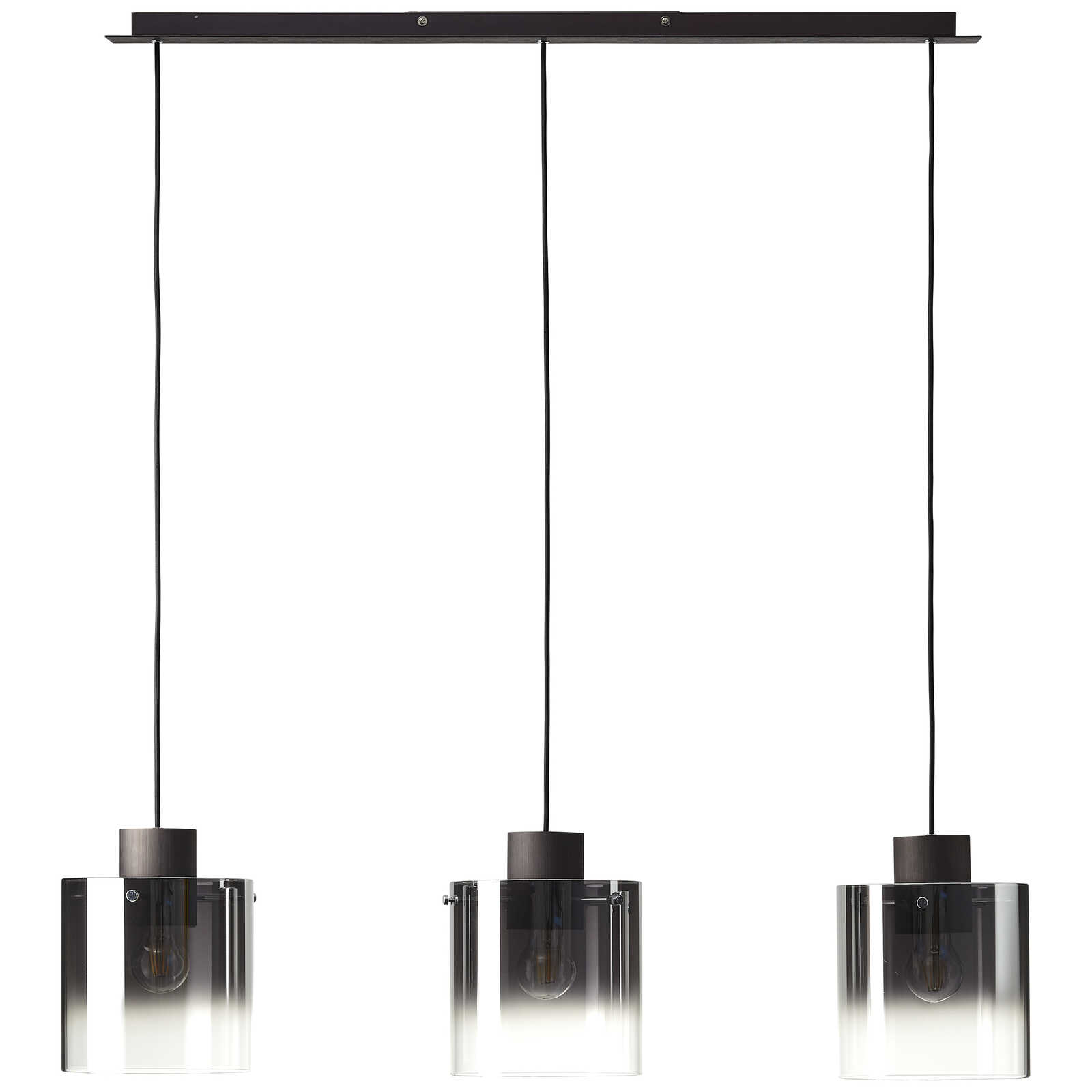             Glass pendant light - Benett 5 - Brown
        
