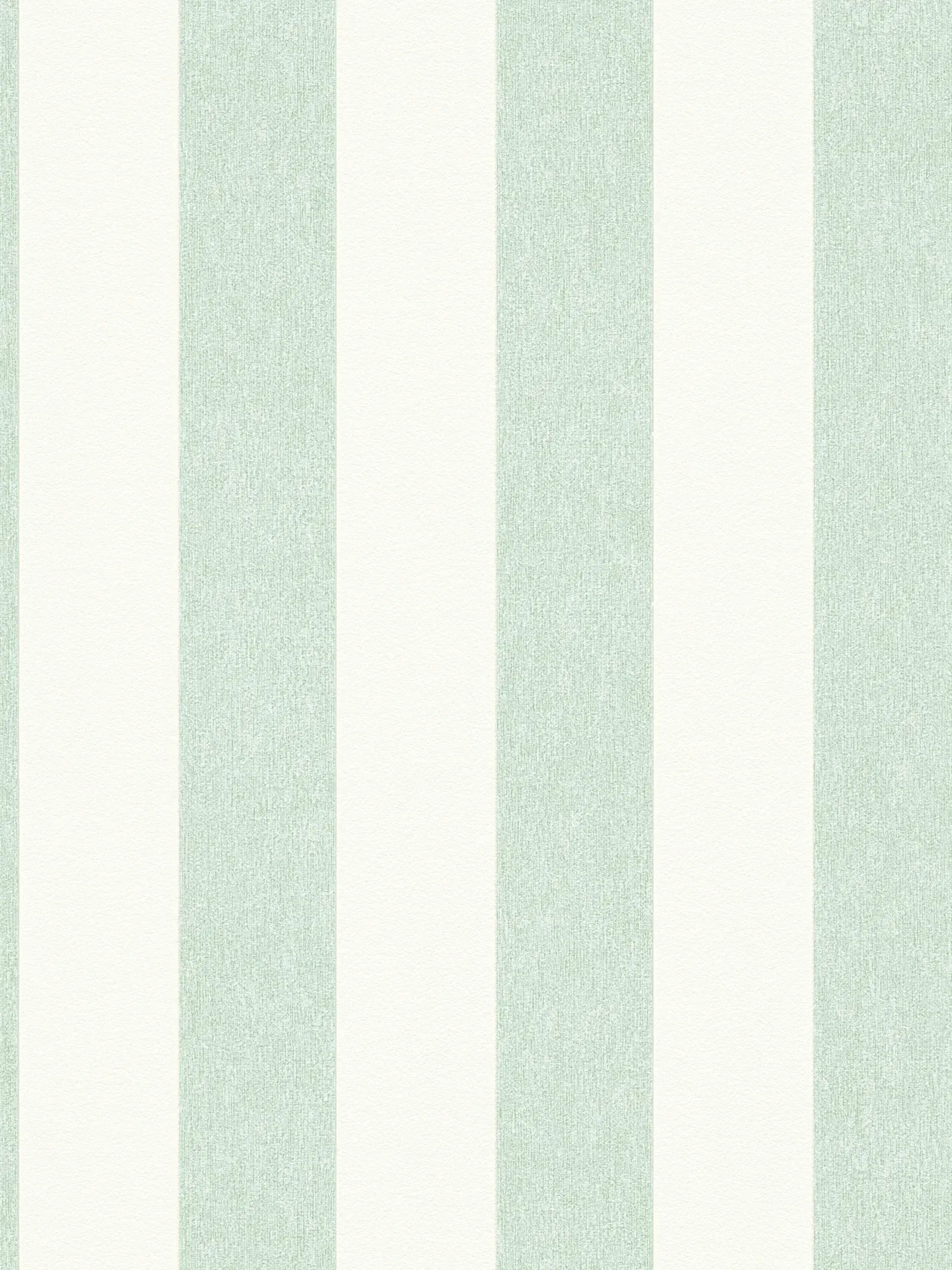         Non-woven wallpaper with stripes in textured look & matt - green, white
    