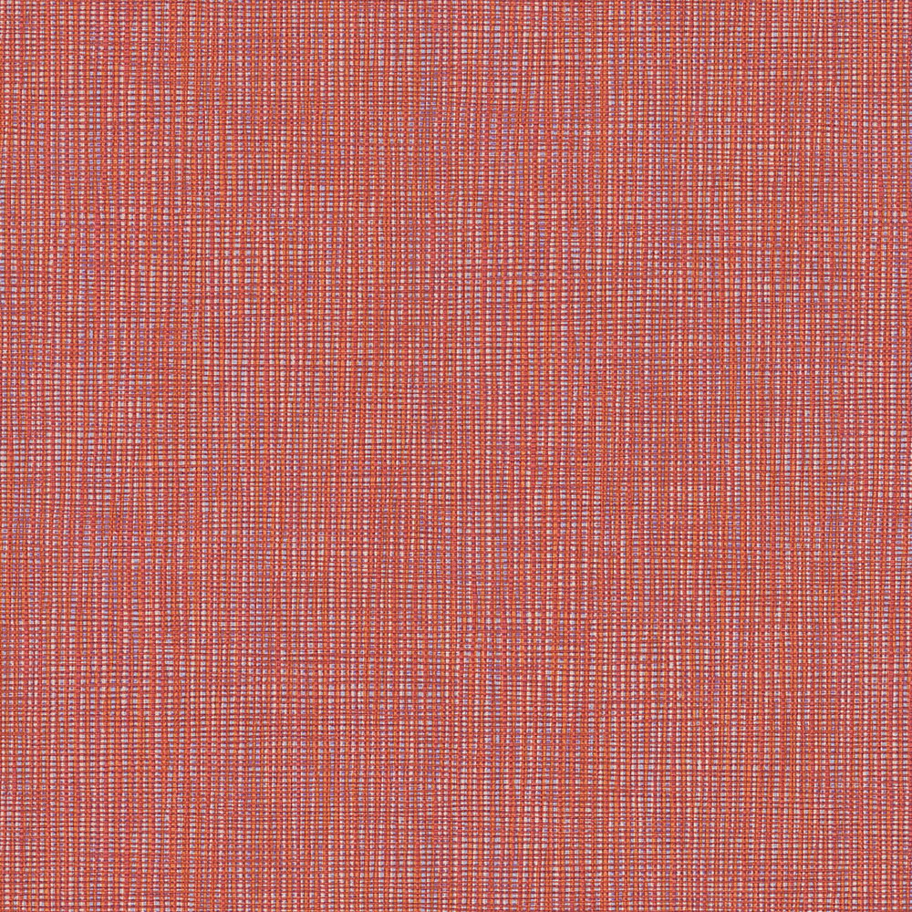             Tapete Rot mit Textil-Muster in Rot Orange & Lila
        