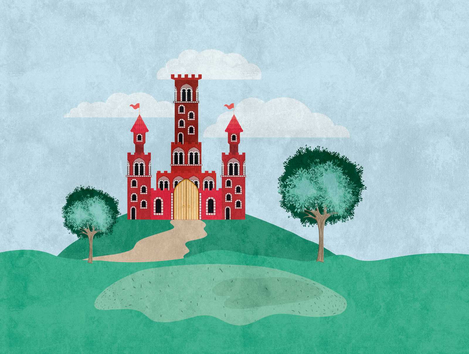             Tapeten-Neuheit – Motivtapete Märchenschloss für das Kinderzimmer
        