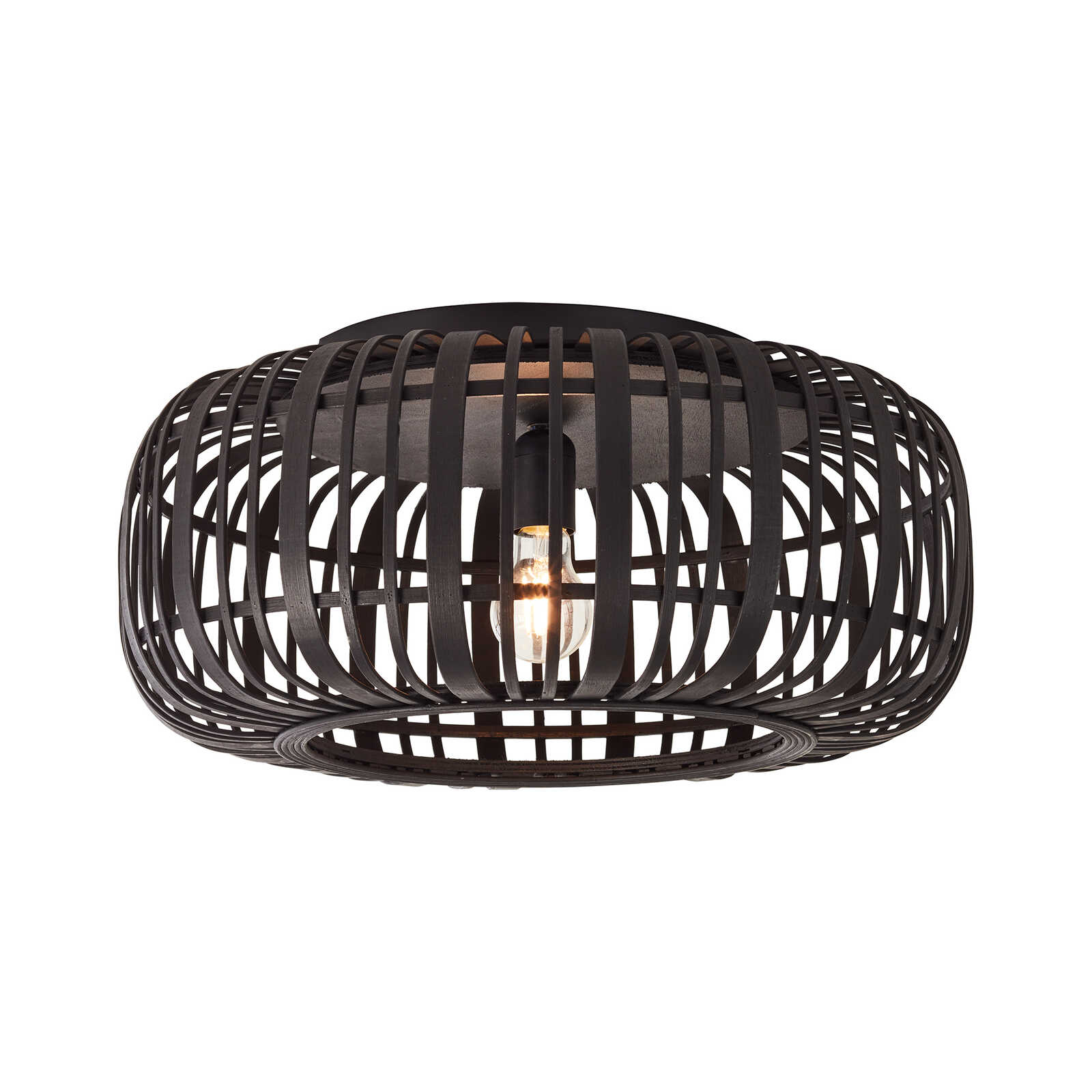         Bamboo ceiling light - Willi 11 - Brown
    