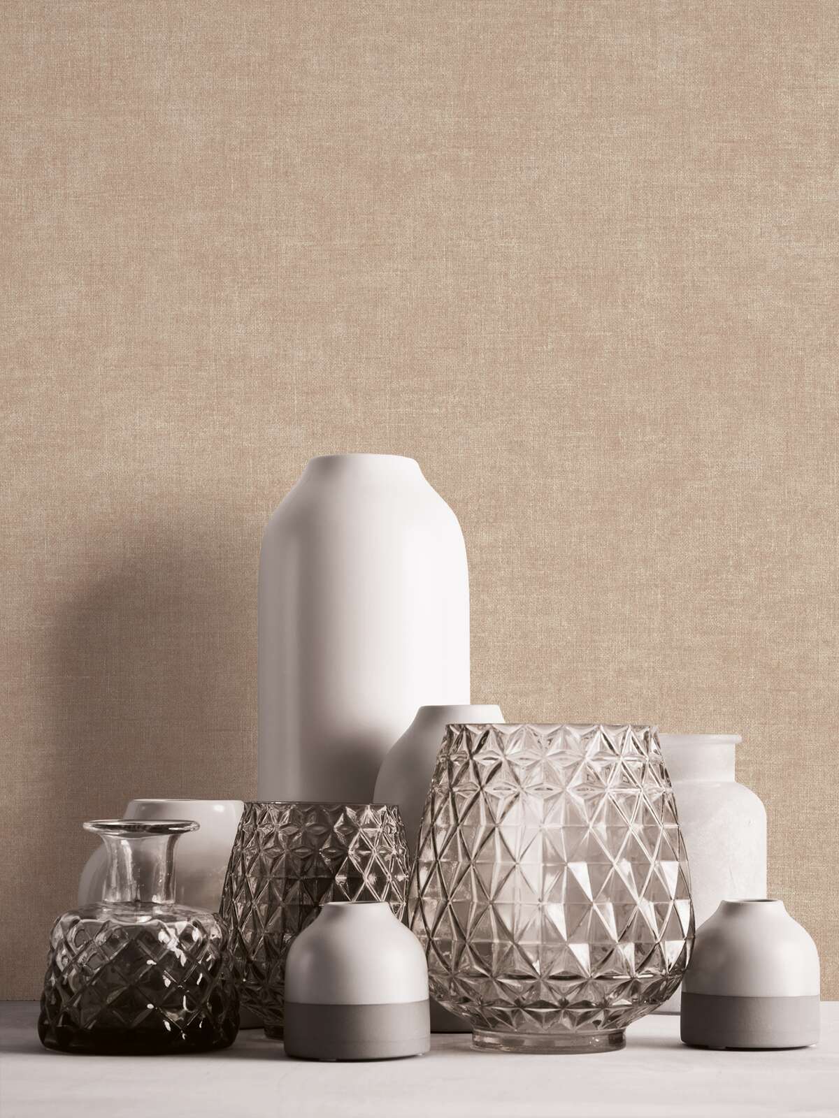 glasware, vasen, dekorationsflaschen, geometrisches muster, transparentes glas