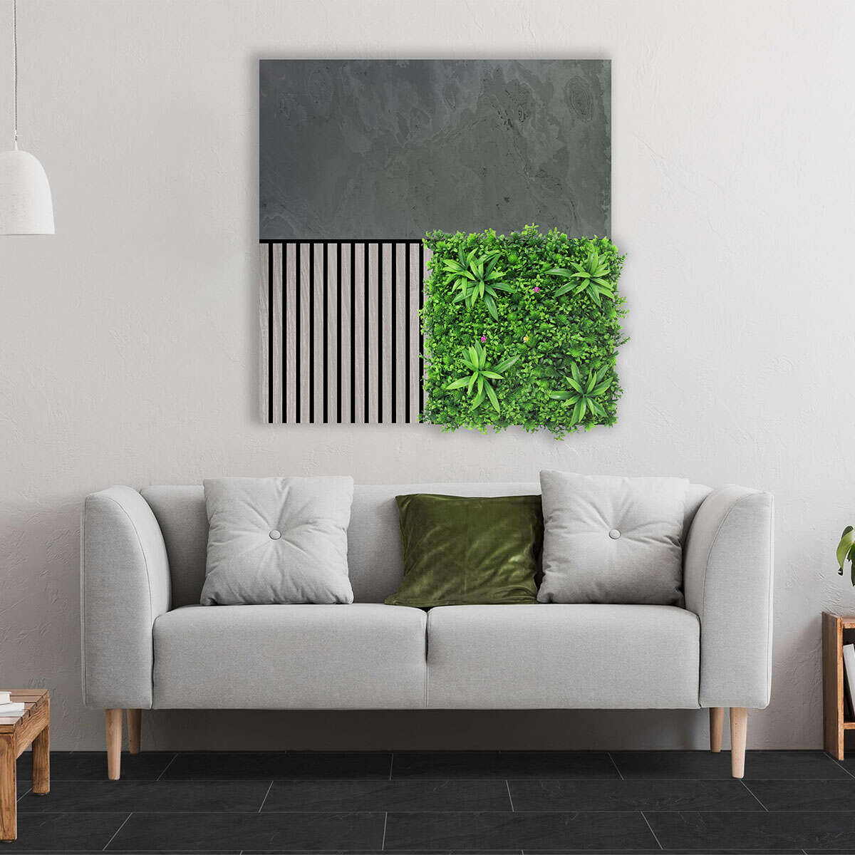 wandbild, pflanzenwand, wanddekor, grünepflanzen, verticalgarden