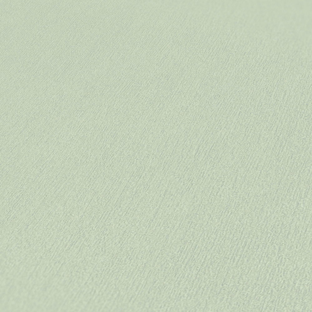             Salbeigrüne Kinderzimmer Tapete uni – Grün
        