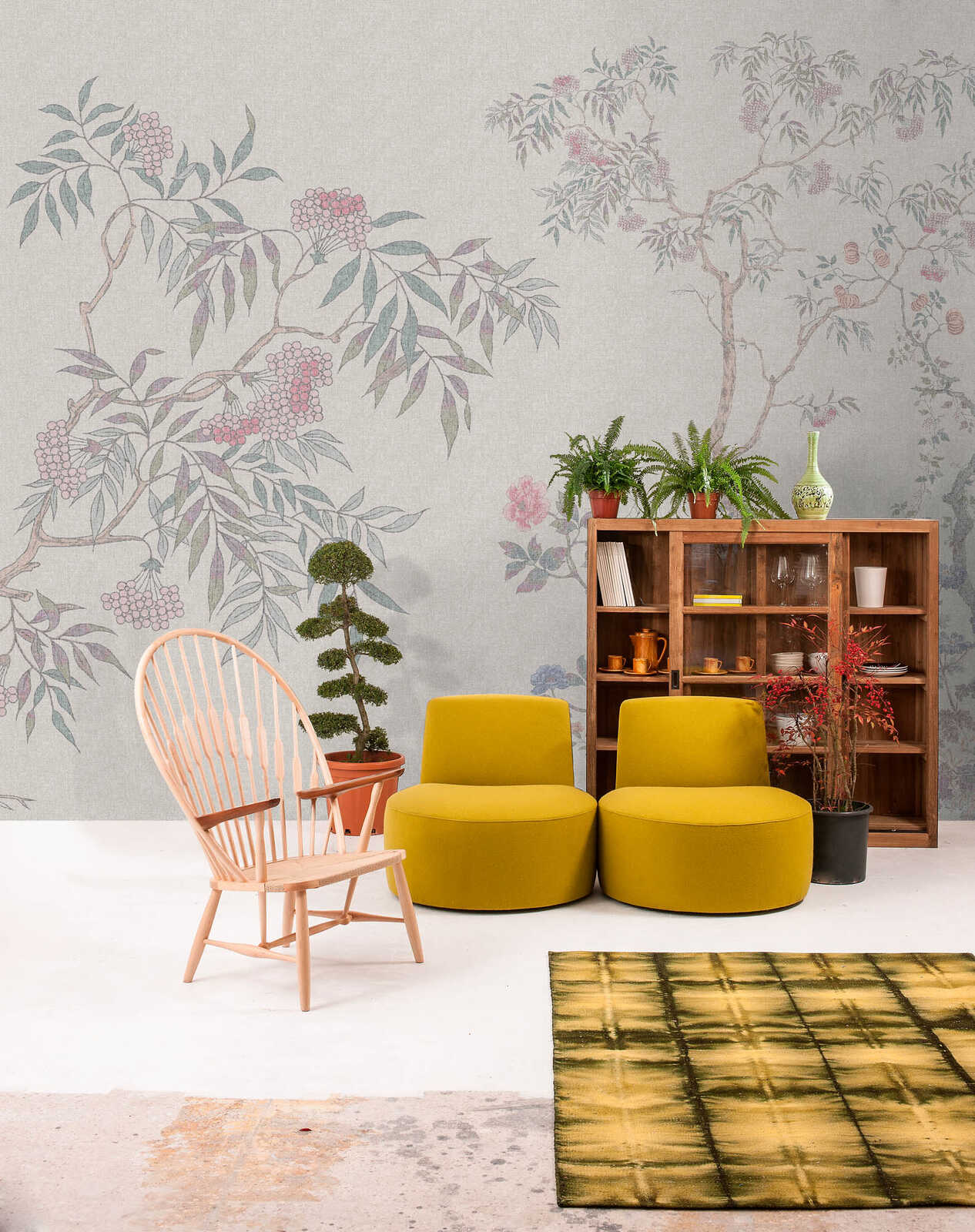 Dekoration für Zuhause, Mobiliar, Stuhl, Pflanze