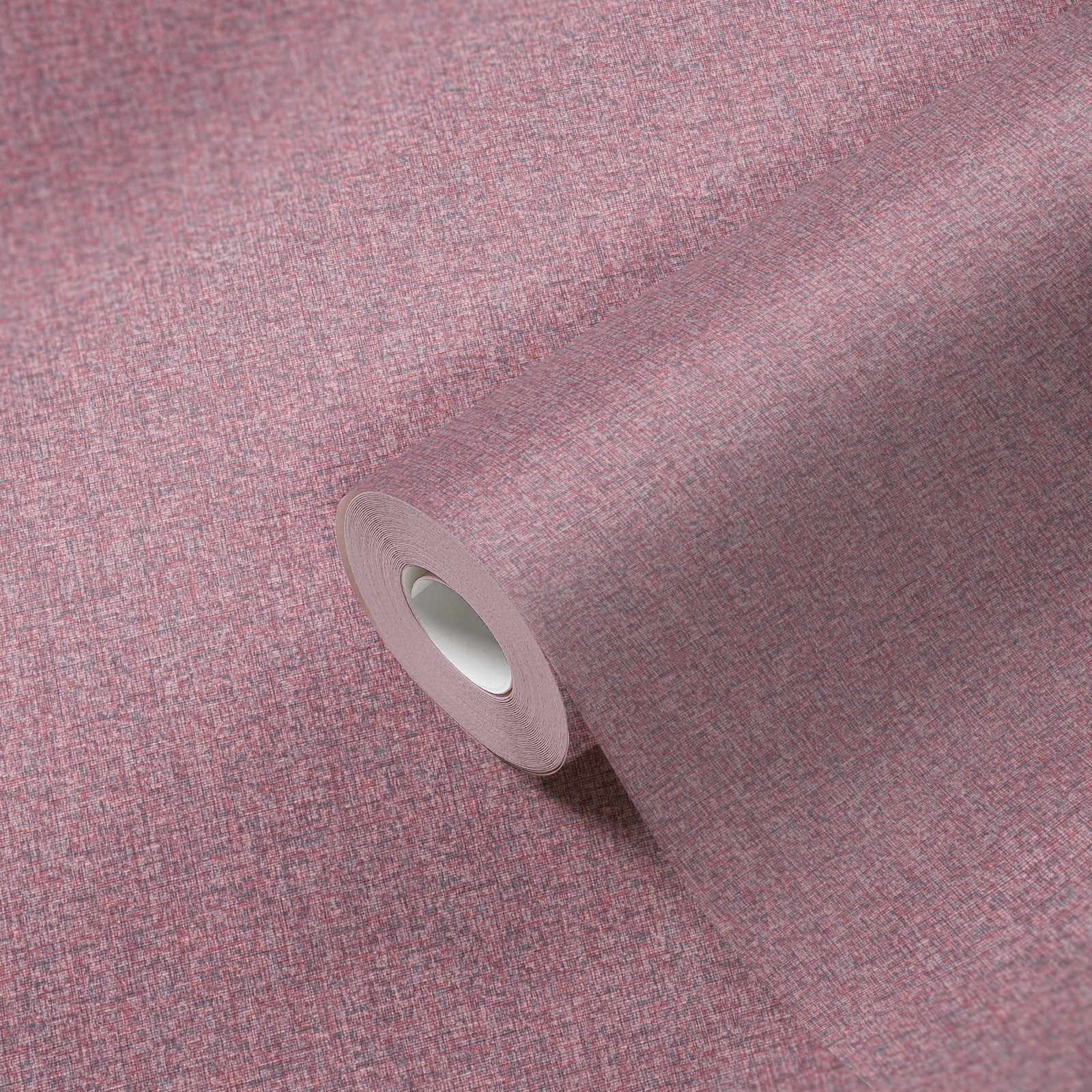             Vliestapete mit Gewebestruktur einfarbig, matt – Violett, Pink
        