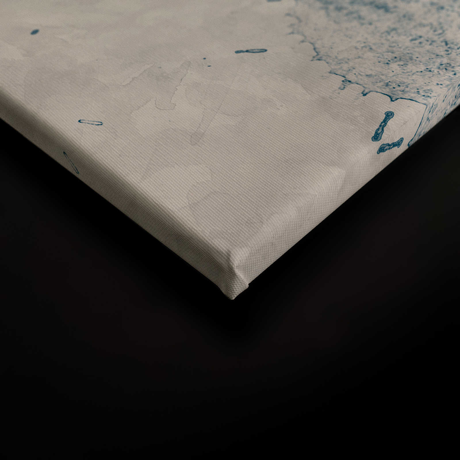             modernes Leinwandbild Goldfisch Teich – 0,90 m x 0,60 m
        