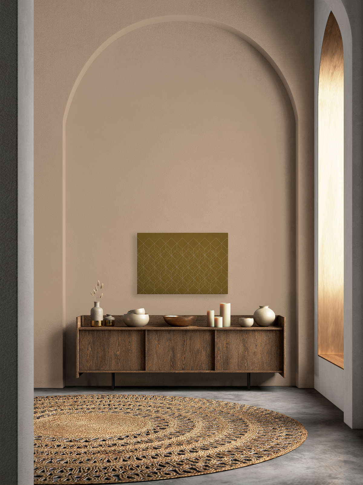             Leinwandbild geometrisches Muster – 0,90 m x 0,60 m
        