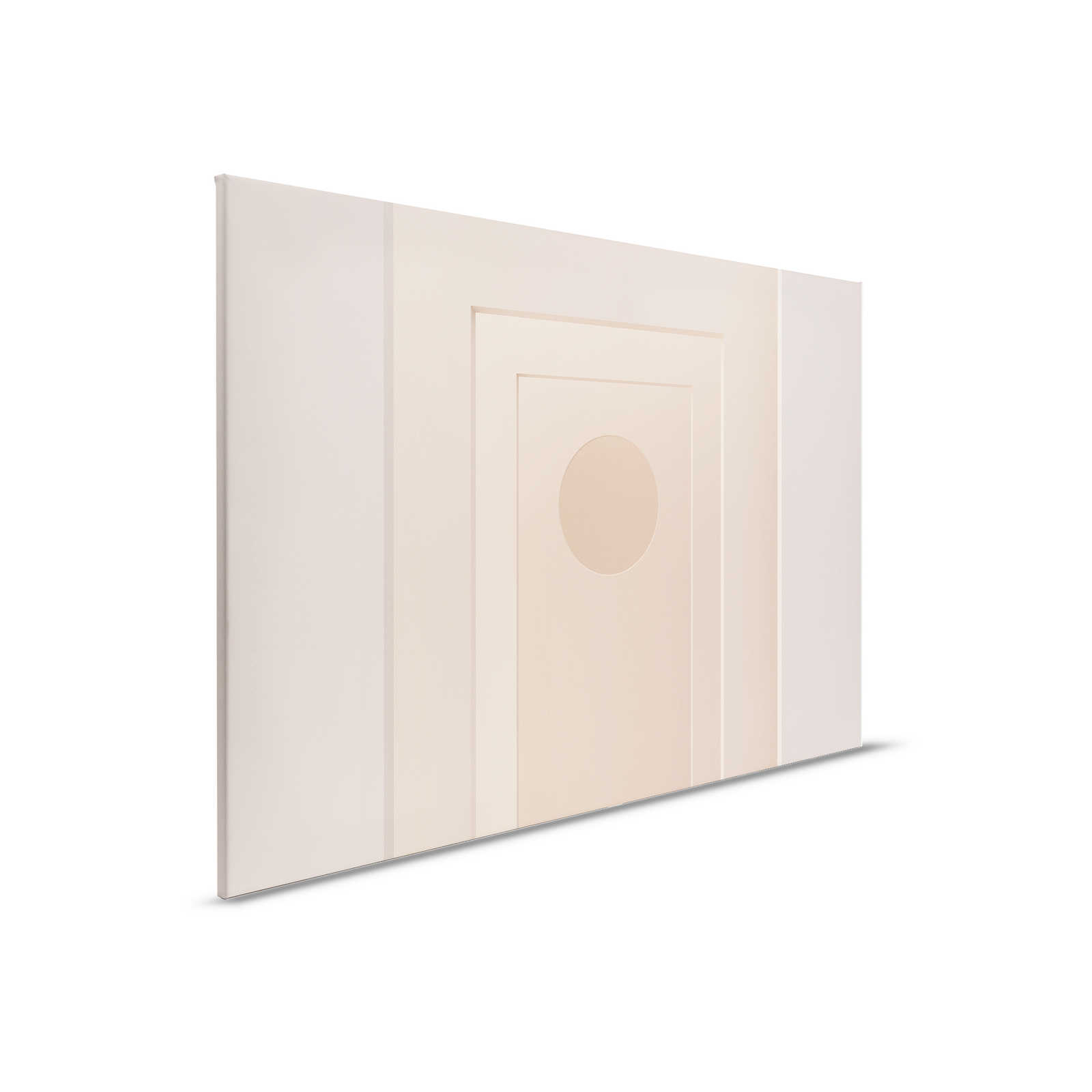         Behind the Wall 2 - 3D Leinwandbild Apricot mit Illusion Effekt – 0,90 m x 0,60 m
    