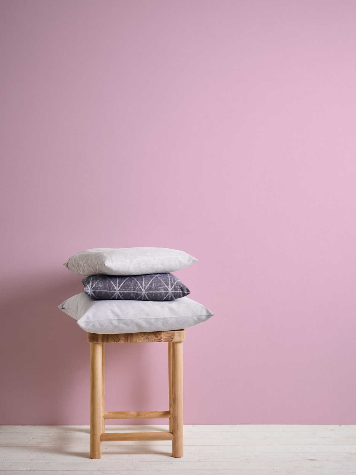            Kinderzimmer Tapete Mädchen uni – Rosa
        