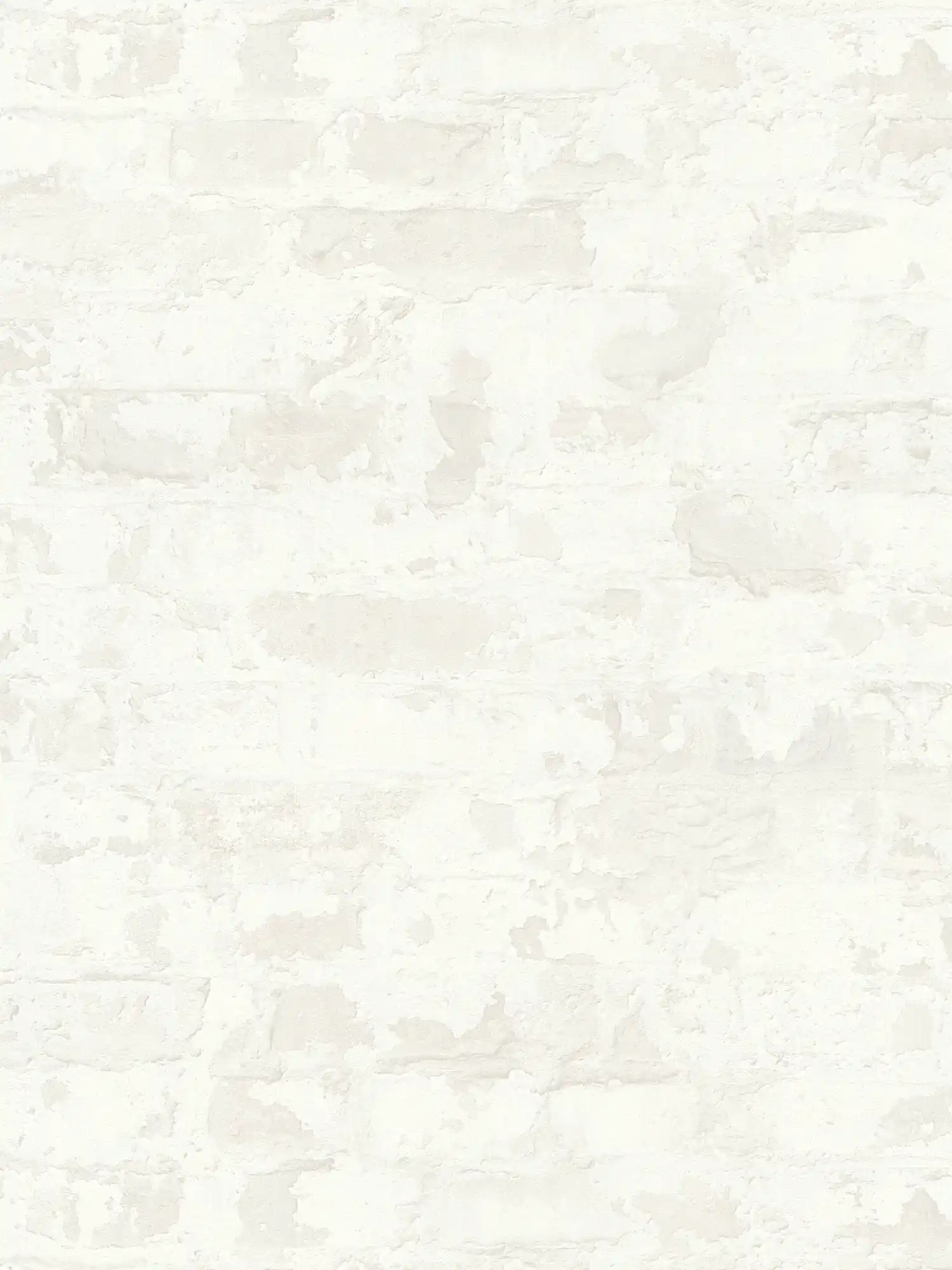         Stone wallpaper brick wall in country style - grey, white
    
