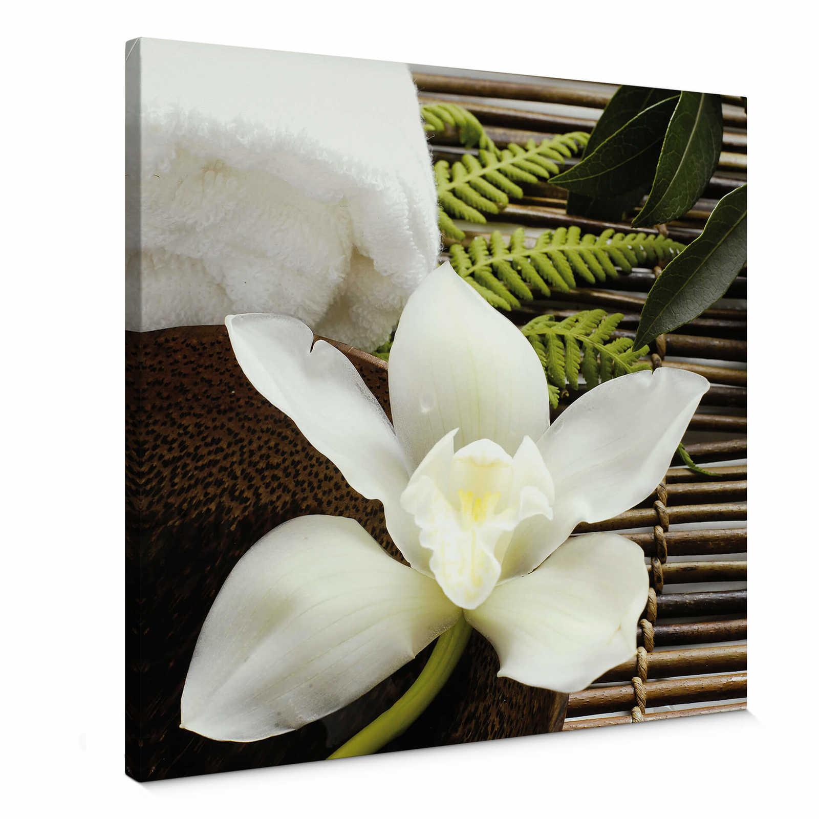Toile carrée Orchidée - 0,50 m x 0,50 m