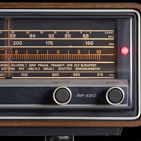 radio, vintage, RF420, AM/FM, wooden cabinet