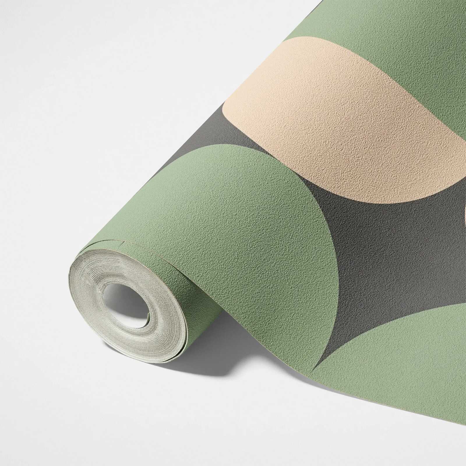 Fototapete, Wandtapete, Grün, Mehrfarbig, Geometrisch