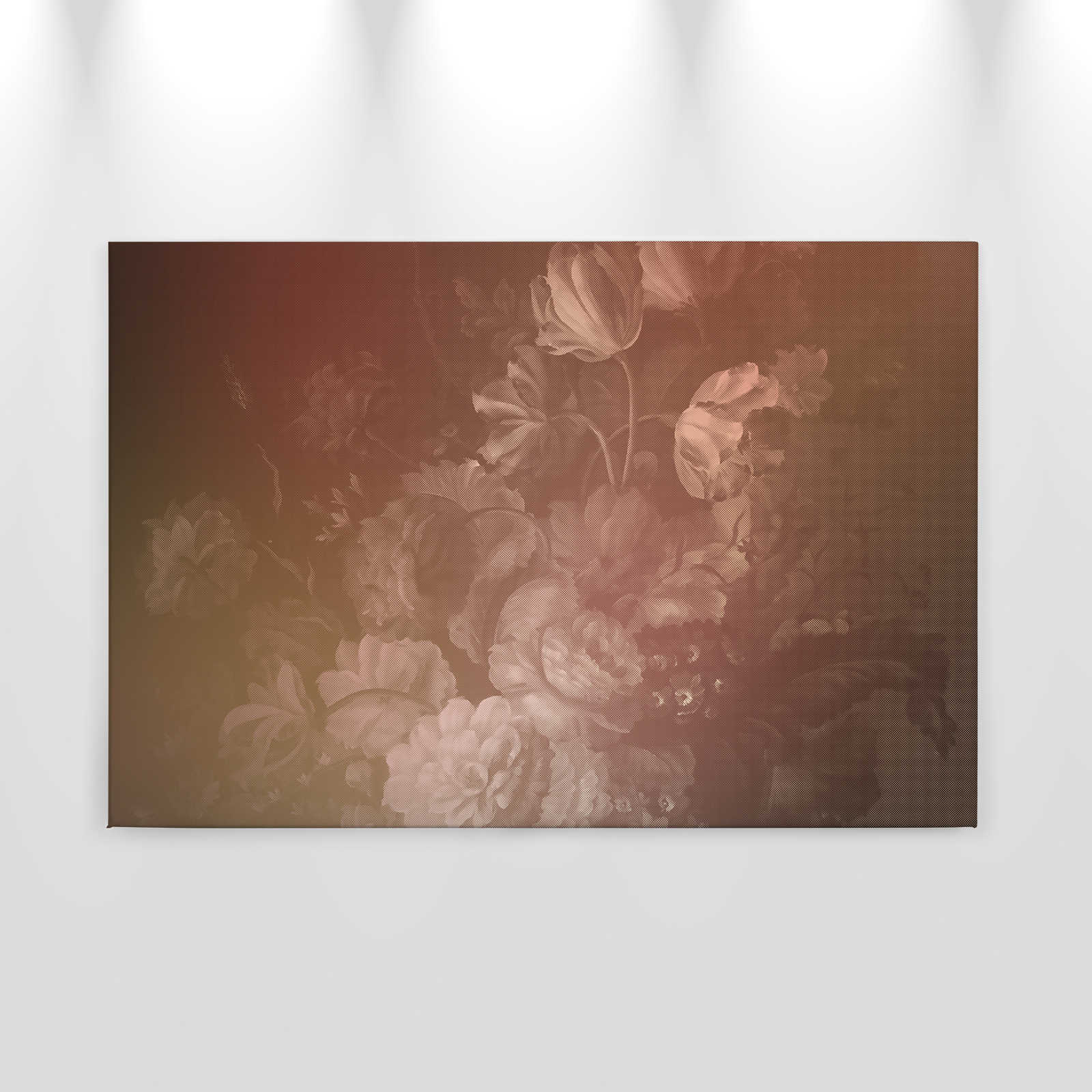             Dutch pastel 3 - Leinwandbild Bouquet im Dutch Flower Stil – 0,90 m x 0,60 m
        