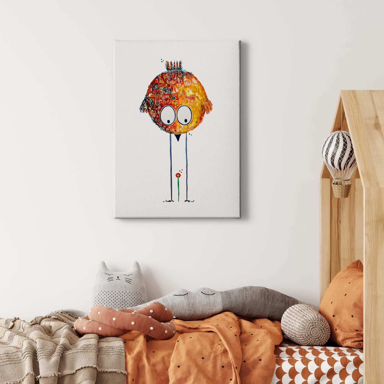             Canvas print "Kasimir" by Hagenmeyer, bird and flower
        