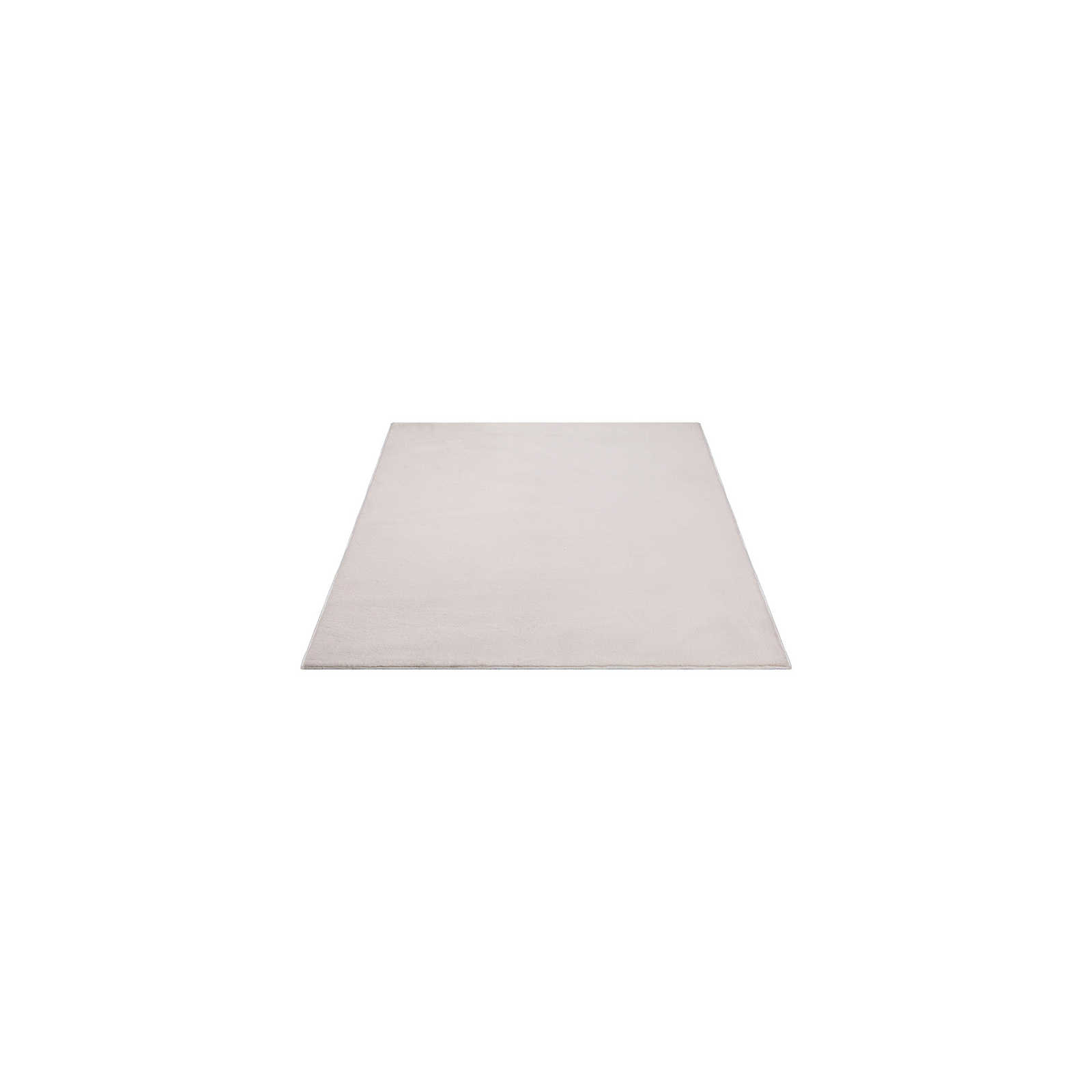         Einfarbiger Hochflor Teppich in sanften Beige – 160 x 117 cm
    