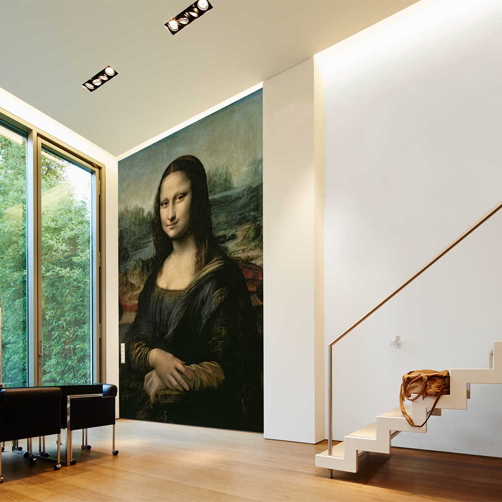 Mona Lisa, Wandbild, Bildwand, Museumstil, Wandkunst