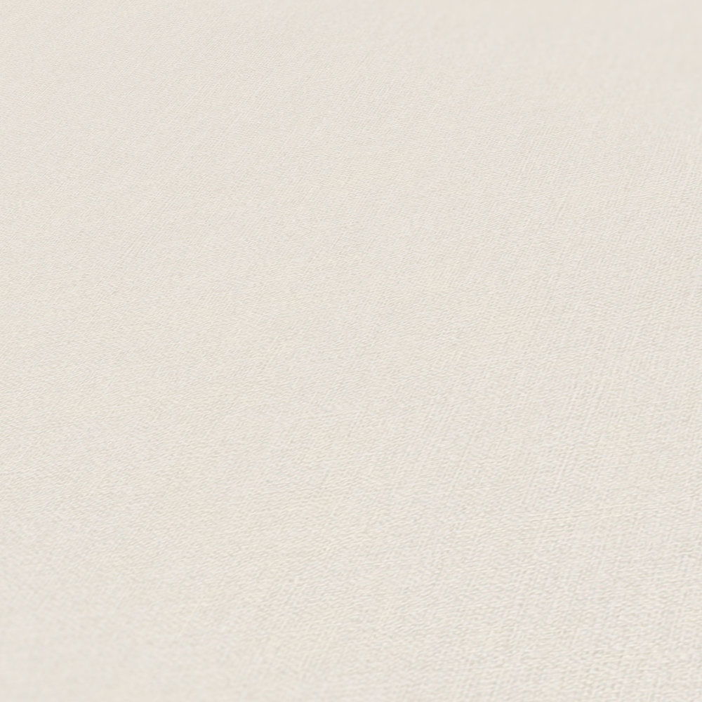             Vliestapete einfarbiges Uni mit leichtem Glanz – Creme, Grau
        