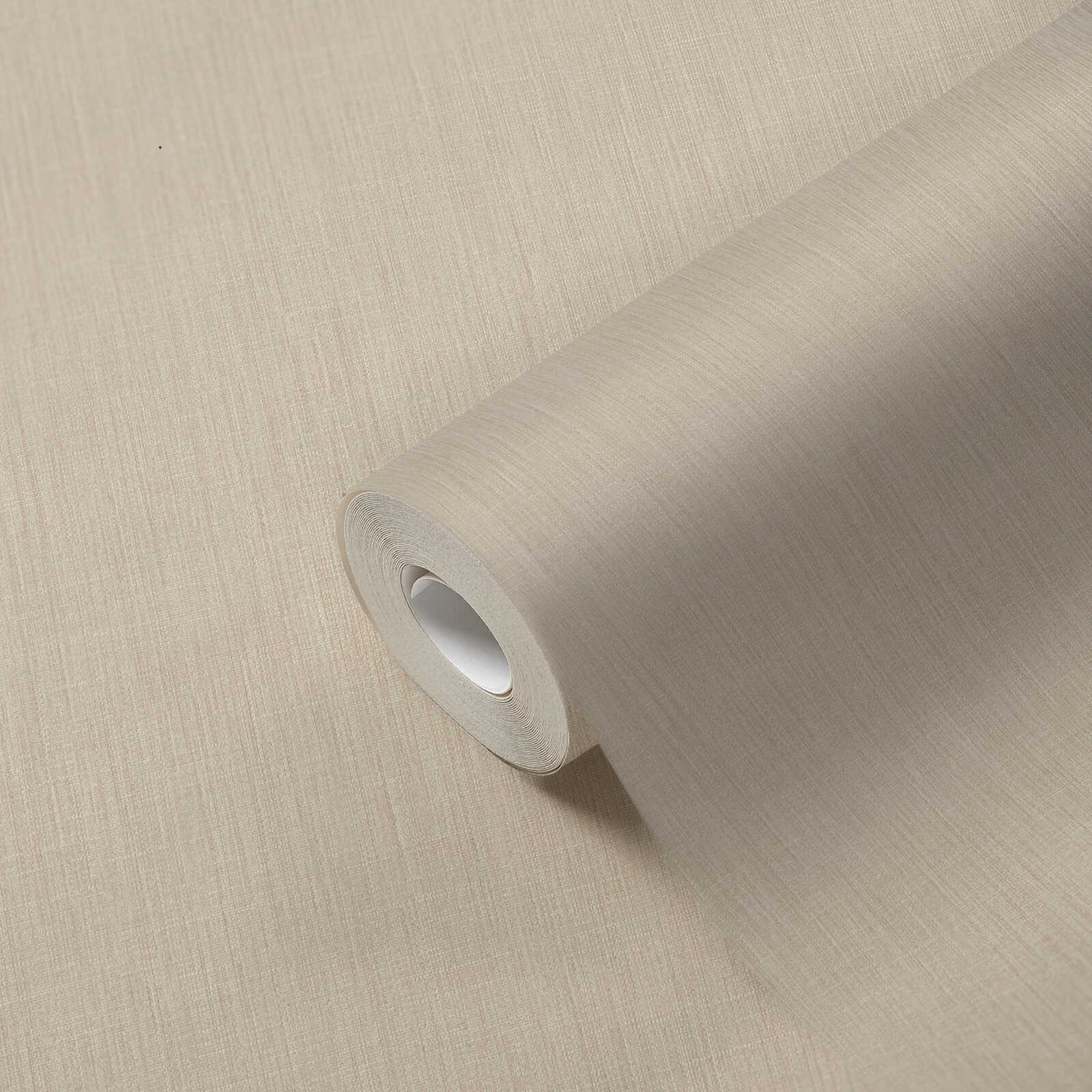 Daniel Hechter Schlichte Uni-Vliestapete mit Texturwirkung – Beige