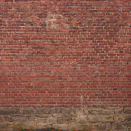         Red brick wall mural
    