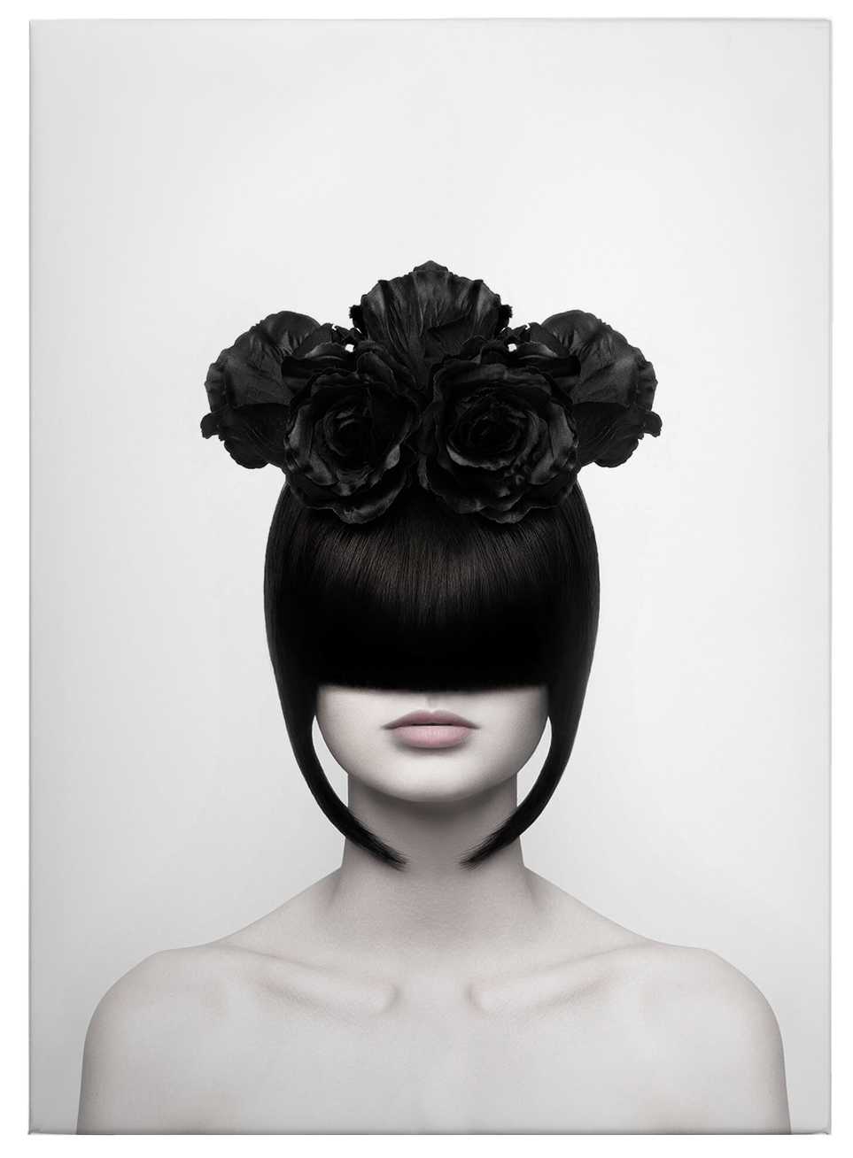             Canvas black and white portrait of a woman by Nemcekova
        