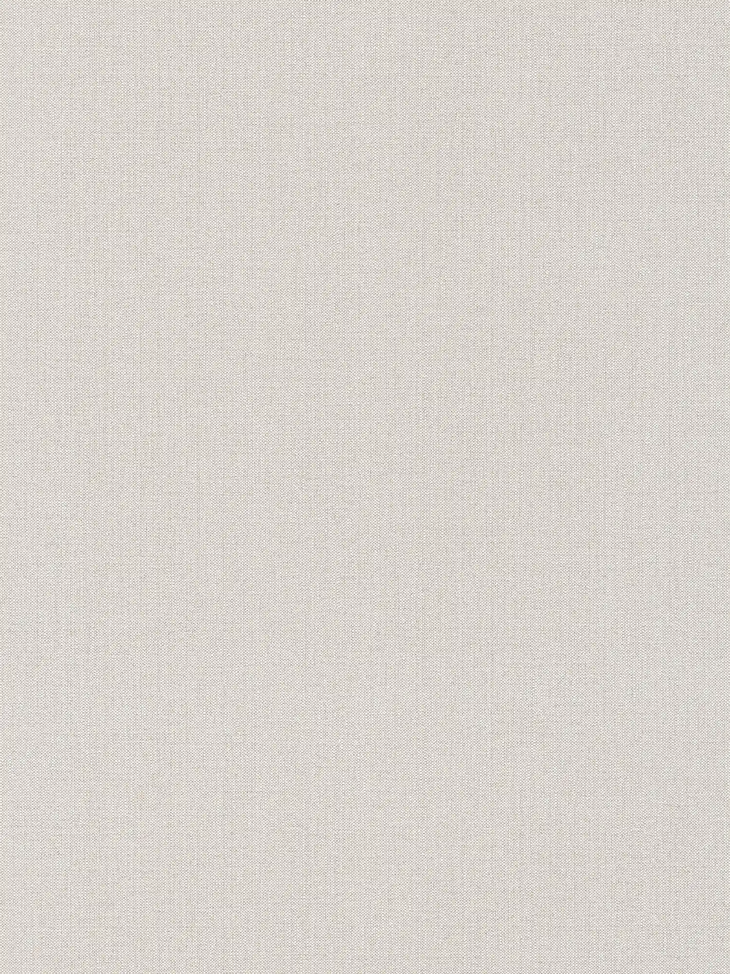         Plain non-woven wallpaper with a light textile texture - beige
    