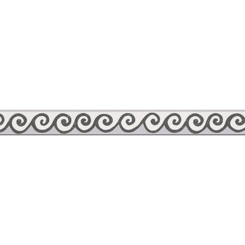 Grey meander border - wave pattern » buy online | A.S.