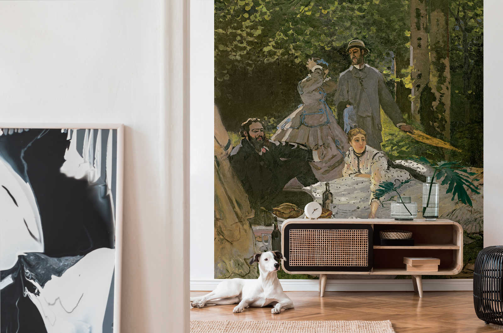 Wohnzimmer, Wandbild, Viktorianisches Gemälde, Dekoration, Pflanzen