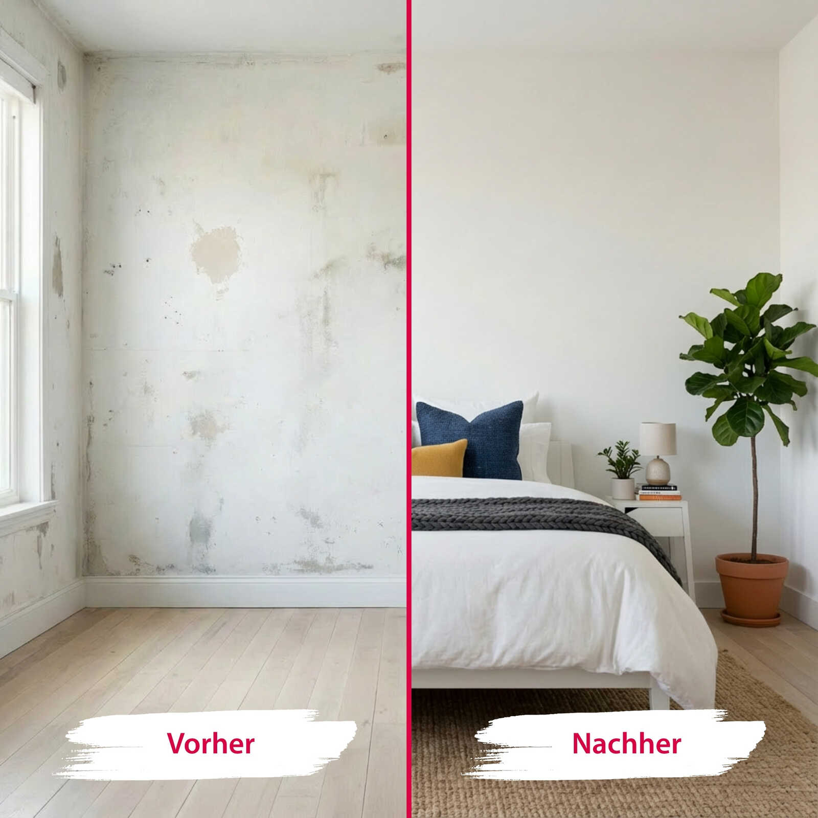 Renovierung, nahe Wand, kein Möbelstück, leerer Raum, Holzboden