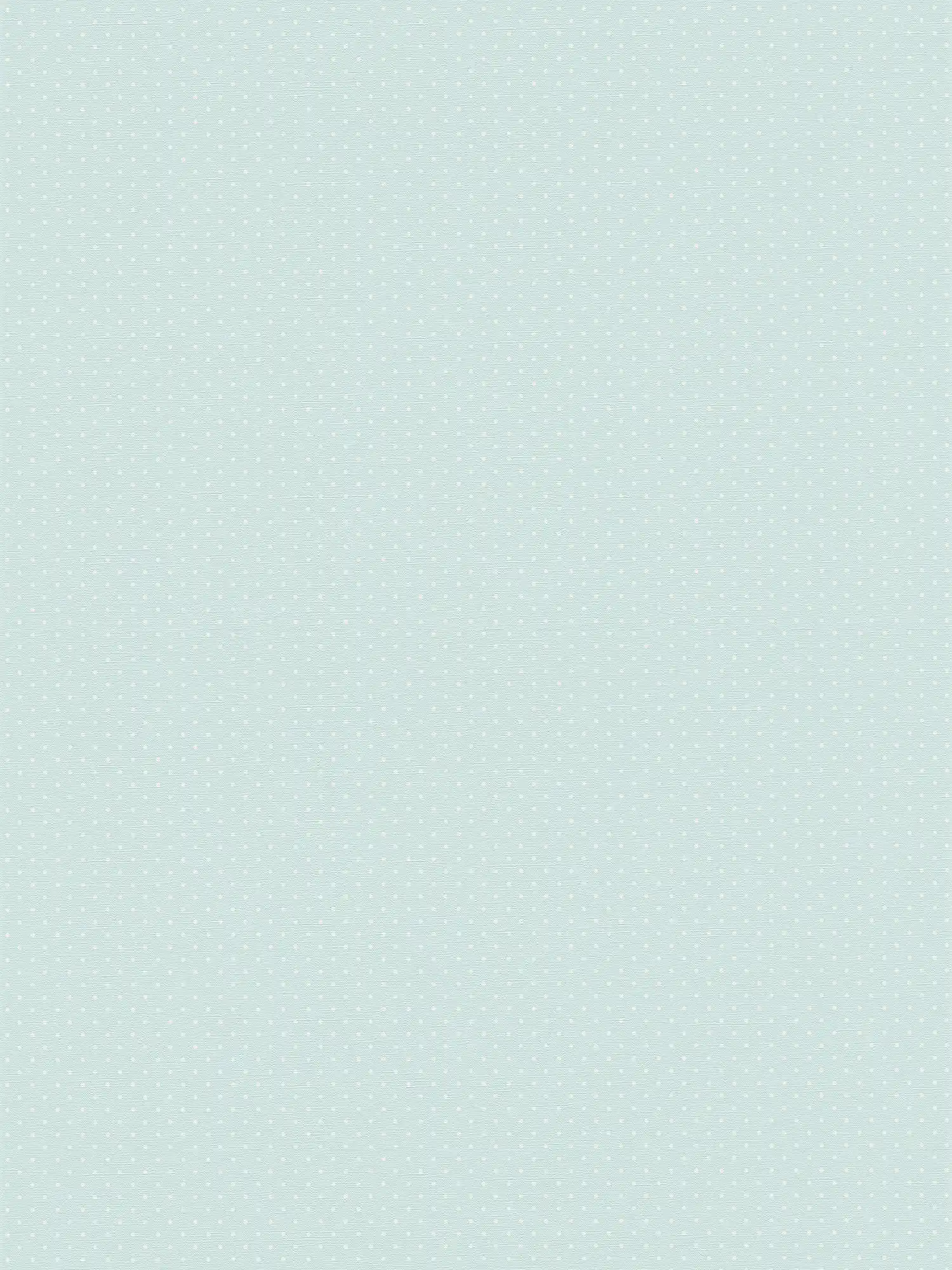 Vliestapete mit kleinem Punktmuster – Hellblau, Weiß