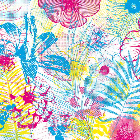 Kunst, Grafiken, Muster, Florales Design, Moderne Kunst