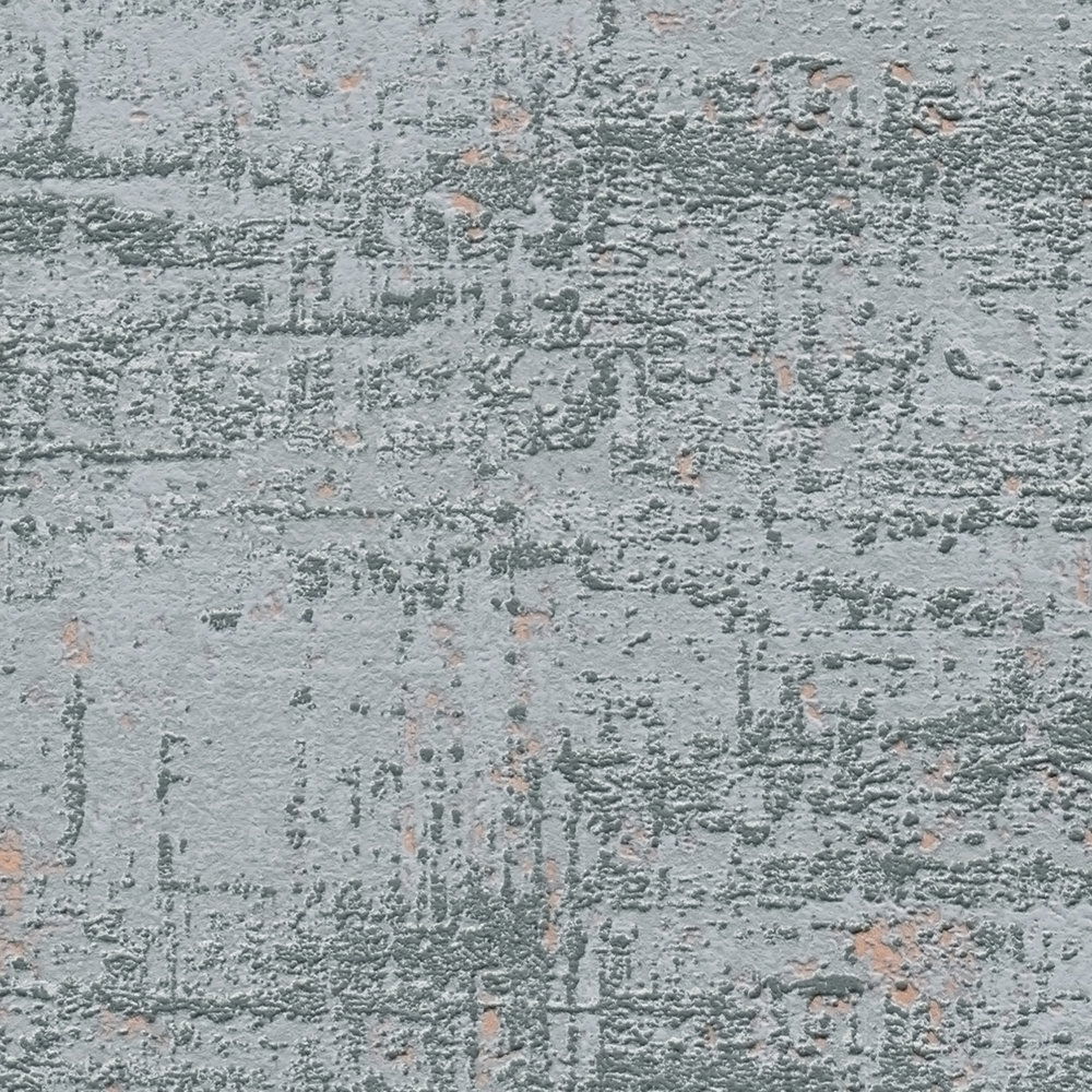             Used Look Tapete mit metallischen Effekten – Grün, Gold
        