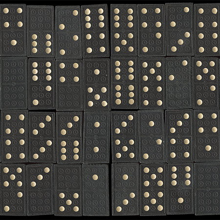 Dominoes, Tiles, Dots, Game set, Board game